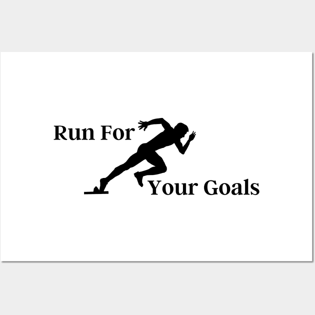 Run For Your Goals Wall Art by Eduard Litvinov